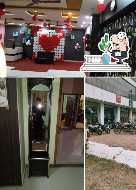 This is the photo showing exterior and food at HOTEL RAJVANSH