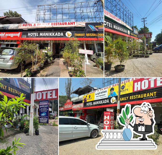 The exterior of Manikkada Family Restaurant
