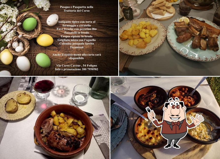 Platti al Trattoria del Corso Foligno