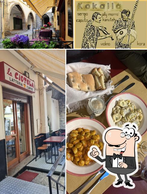 Gli interni di Osteria La Ciotola