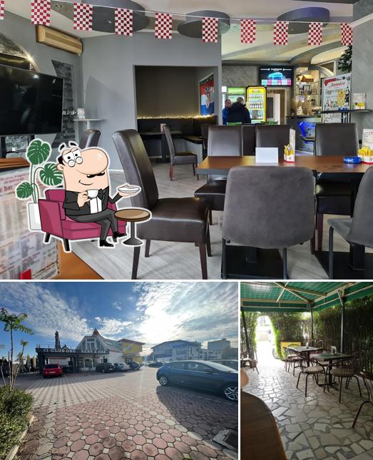 Questa è la foto che mostra la interni e esterno di Caffe Bar Mozaik