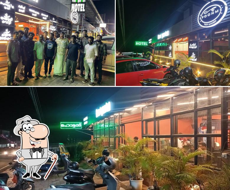 Enjoy the view at the outside area of SPOONME FOOD GARDEN