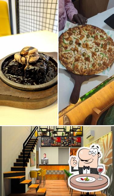 The restaurant's food and interior