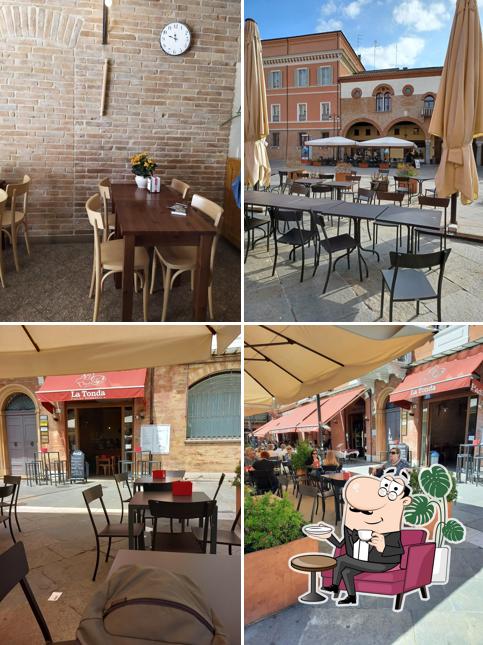 Gli interni di Piadineria La Tonda