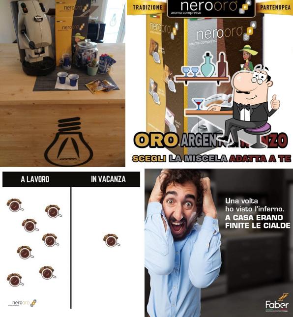 Gli interni di Quello del Caffè
