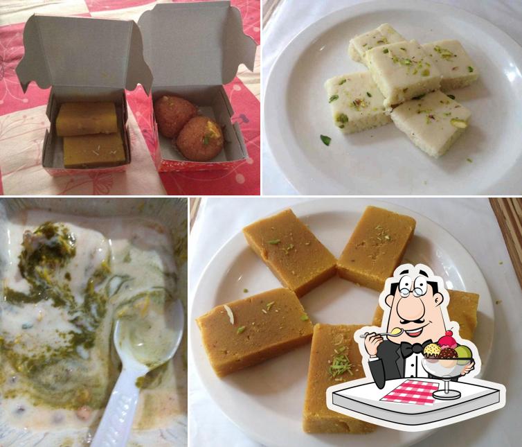 Enjoy one of the sweet dishes