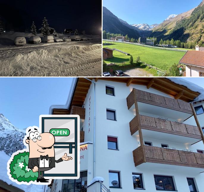 Gli esterni costituiscono una caratteristica importante di Pensione Ristorante Montana S.N.C