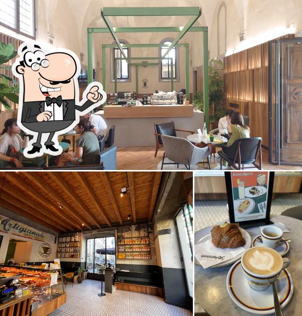 Gli interni di Ditta Artigianale & Hario Cafe