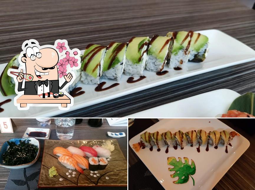 Scegli le varie opzioni di sushi