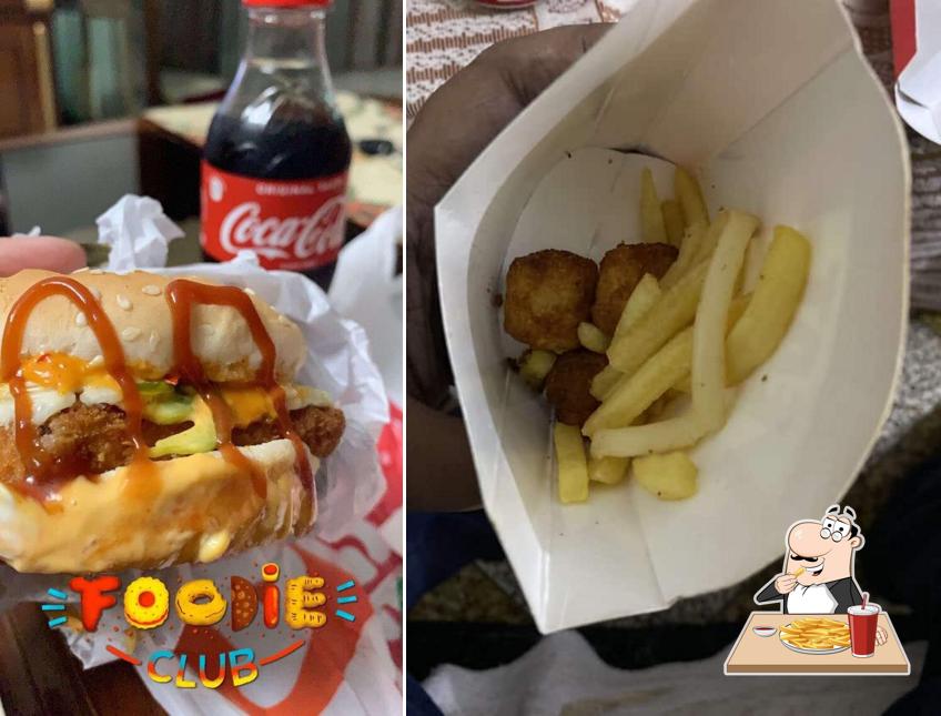 Taste fries at Burger Bar