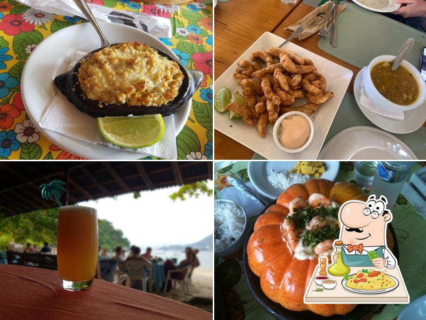 Platos en Canto das Canoas Ilha da Gipóia