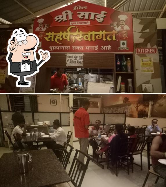 The interior of Hotel Shri Sai