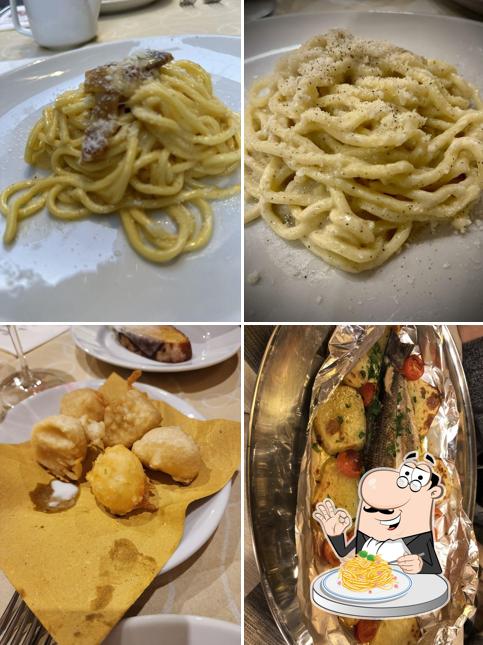 Spaghetti alla carbonara al Ristorante Pinseria Da Massi