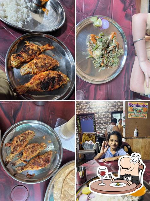 Ammana Mane Oota.Home made fish meal