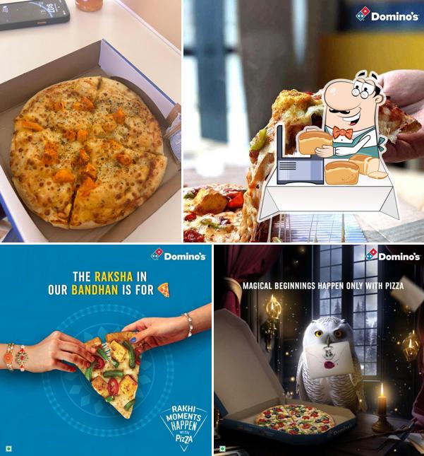 Garlic bread at Domino's Pizza Global Malls, Bengaluru