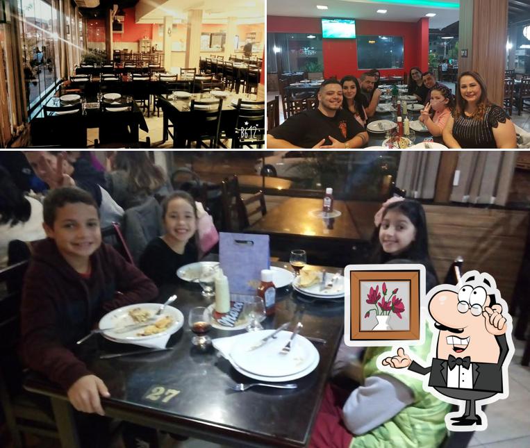 O interior do Márcio Pizzaria