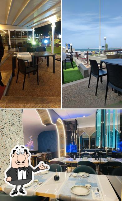 Dai un'occhiata agli interni di Sushi Joya