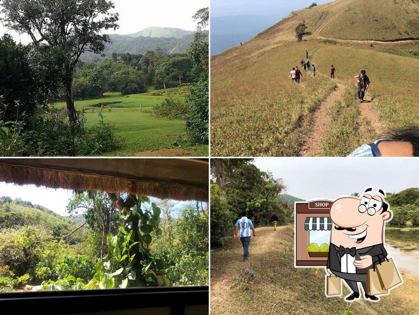 Enjoy the view at the outside area of Secret Meadow Homestay Coorg