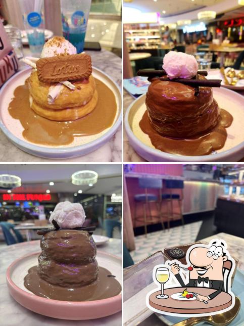 Chocolate mousse at Harajuku Tokyo Cafe