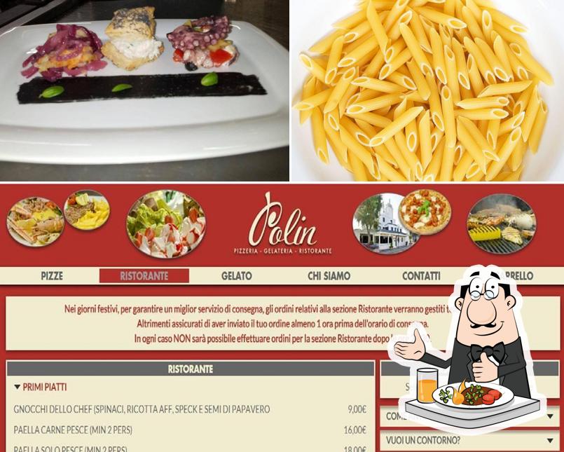 Platti al Ristorante Pizzeria Gelateria Polin
