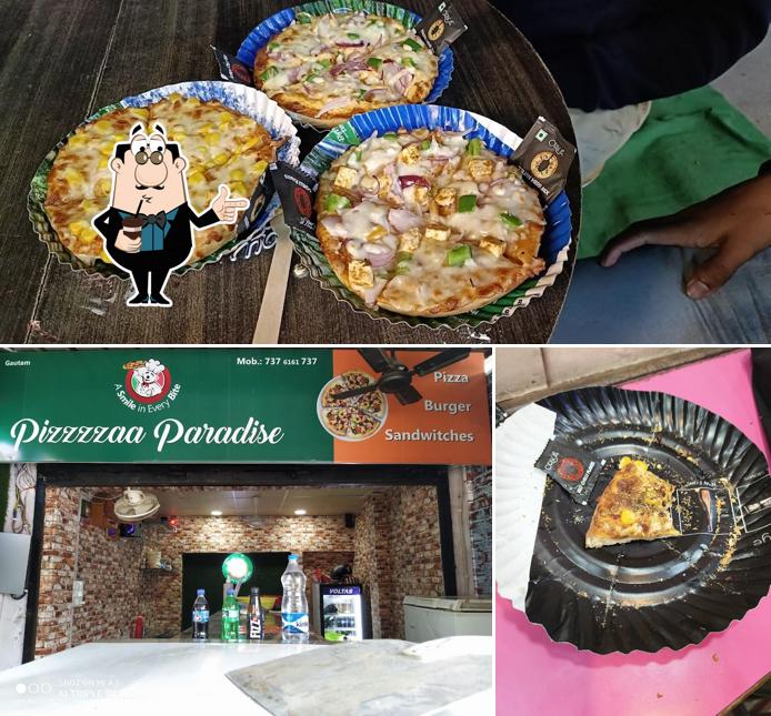 Enjoy a drink at pizzzzaa paradise