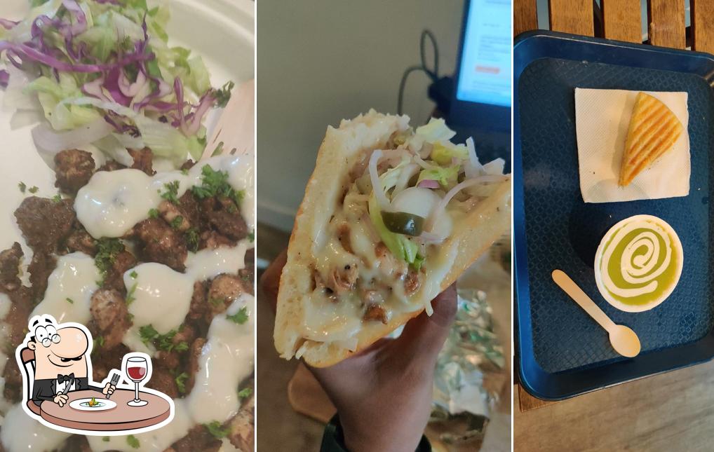 Food at Smokey's Doner Kebab