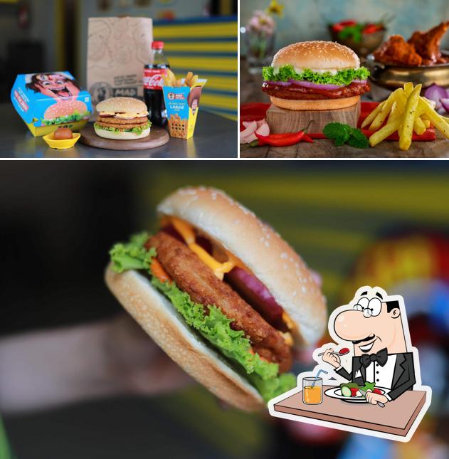 Food at Burger Singh - Big Punjabi Burgers