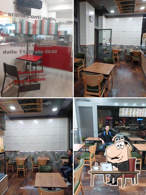 Gli interni di Bocconi Turkish Pizzeria Kebap