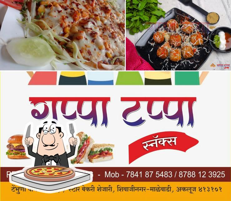 Pick pizza at Gappa tappa snacks & Cafe