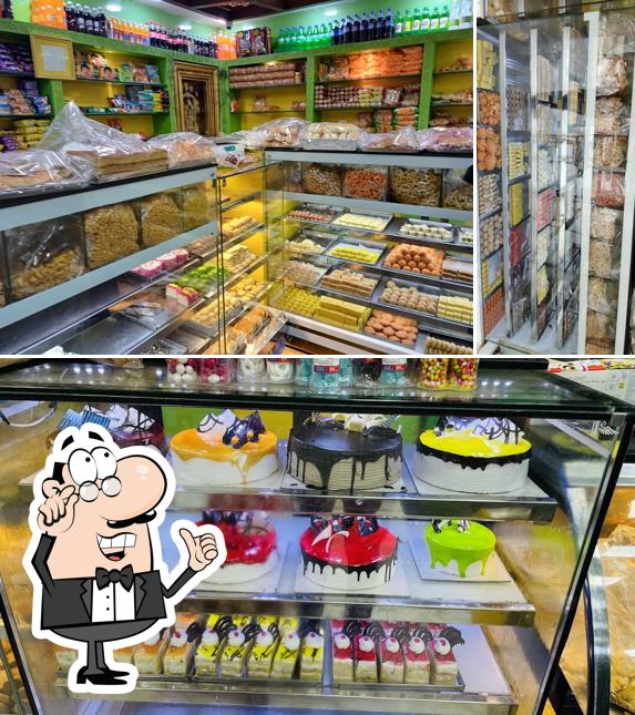 The interior of Kasthuri sweets and bakery