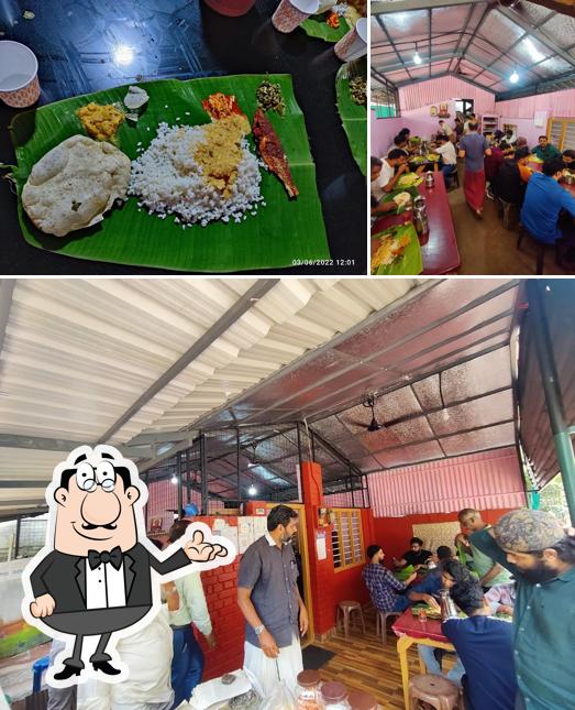 The photo of interior and food at Vava's Homely Meals