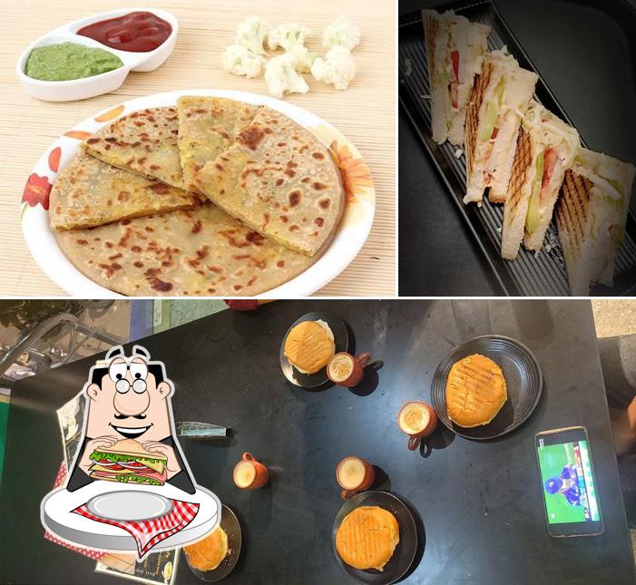 Club sandwich at Rez Italian cafe & Restaurant