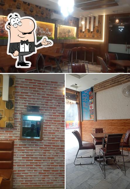The interior of Raj Confectionarry