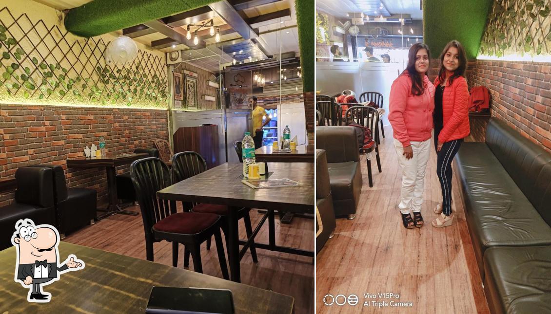 The interior of Sharma Chat & Restaurant