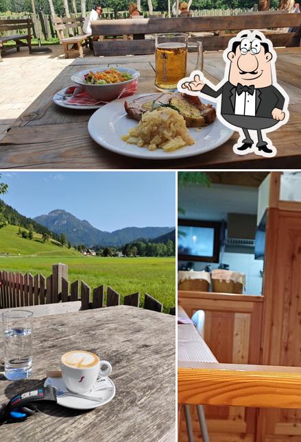 Gli interni di Gostilna Kočna Jezersko