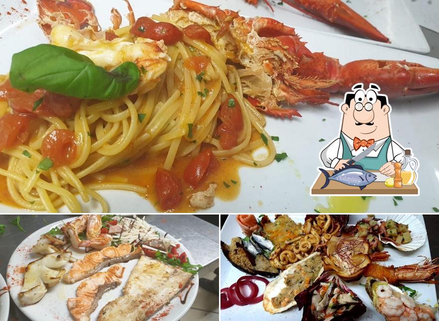 Salmone grigliato al Il Cavalluccio Marino - Ristorante di pesce fresco - Asporto Catering su Rende