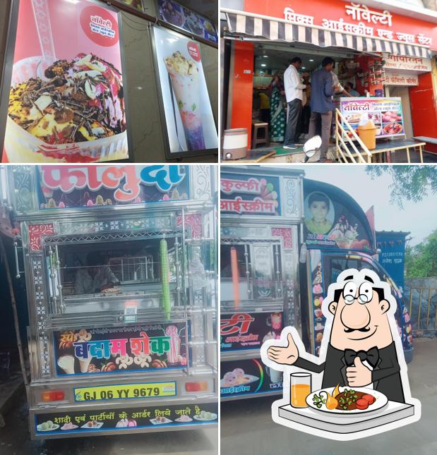 Among various things one can find food and exterior at Novelty Mix Ice-cream and Juice Centre