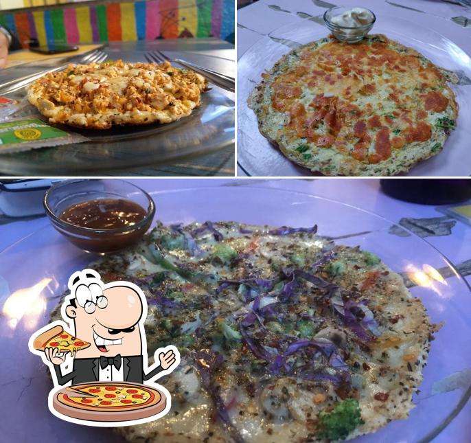 Order various types of pizza