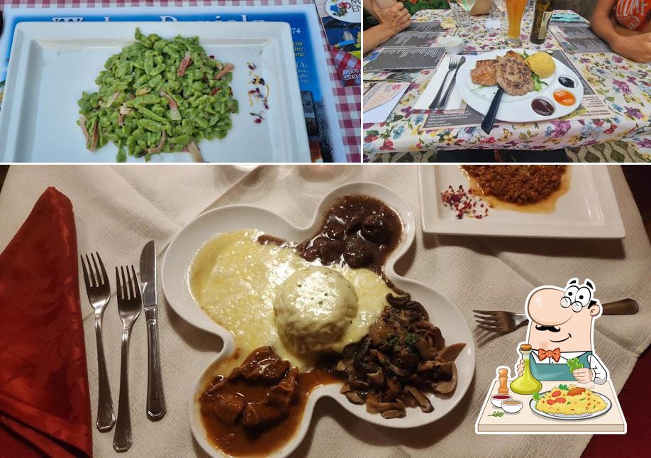 Platti al Ristorante Malga Peniola