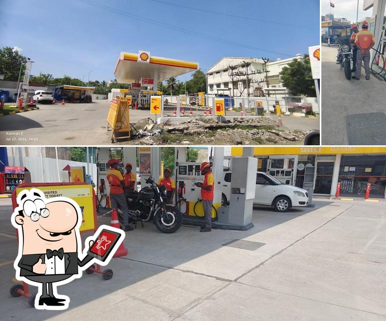 Enjoy the view outside Shell Fuel Station,Koyambedu