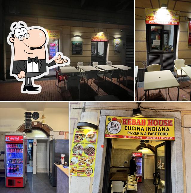 Dai un'occhiata agli interni di Kebab House Fast Food