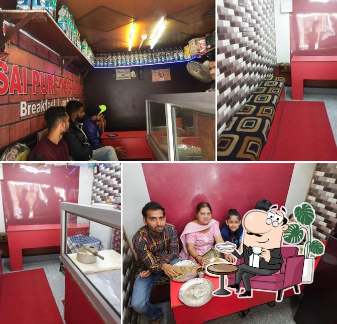 The interior of Sai Pure Veg Dhaba