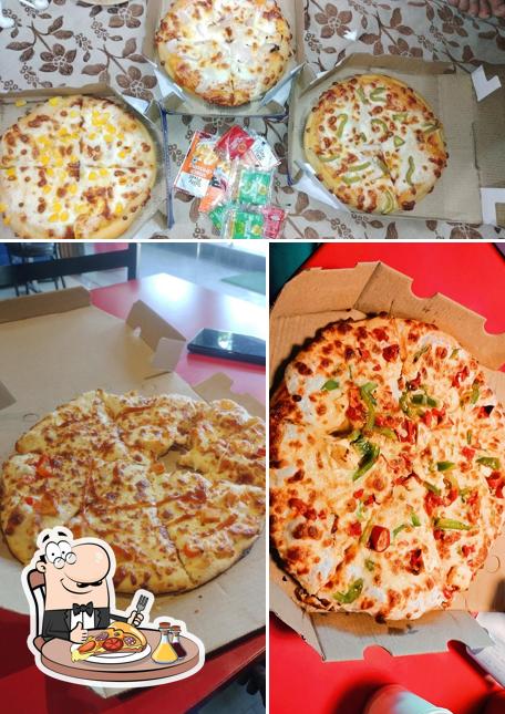 Try out various kinds of pizza
