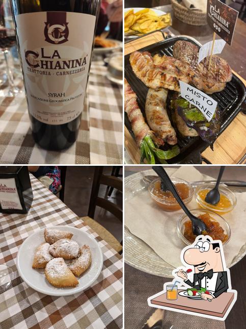 Platti al Trattoria carnezzeria la chianina