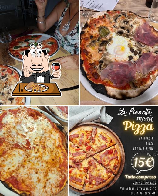 A La Pianetta, puoi provare una bella pizza