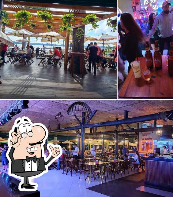 O interior do Bar São Paulo