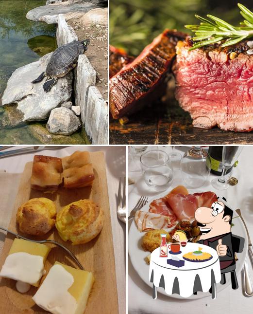 Piatto di formaggi al Agriturismo La Selva