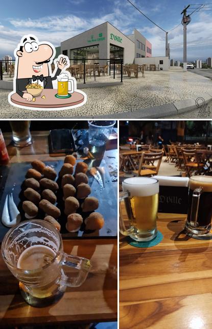 D’Ville Chopp - Distribuidora Villa Alemã e St. Patrick’s offerece uma opção de cervejas