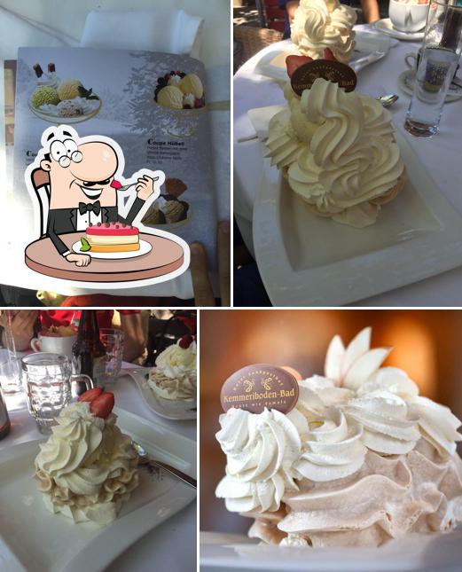 Landgasthof Kemmeribodenbad serve un'ampia gamma di dolci