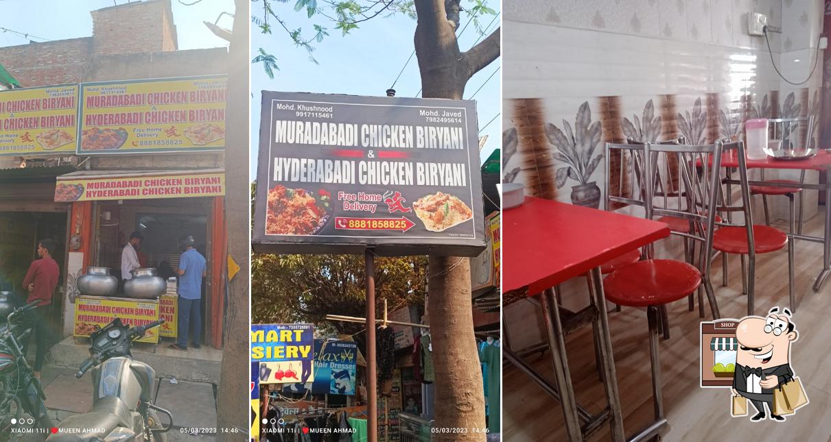 Check out how Muradabadi and Hyderabadi Chiken Biryani looks outside